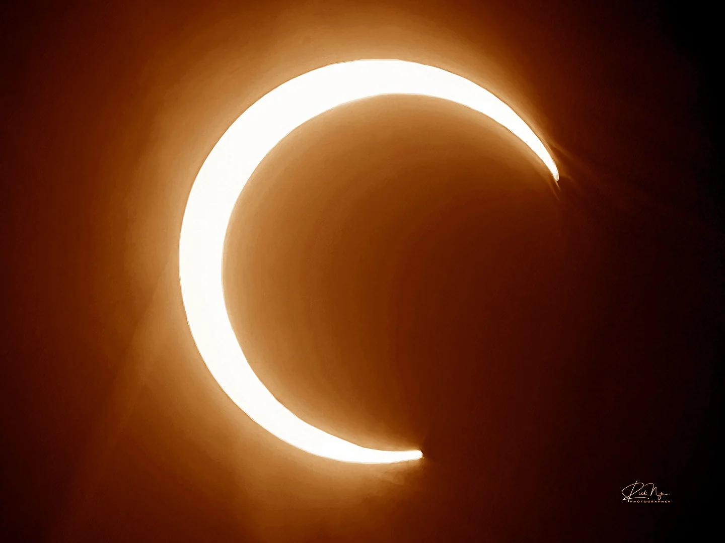 Annular eclipse fine art print by Rick Nye Photography — Orem, Utah
